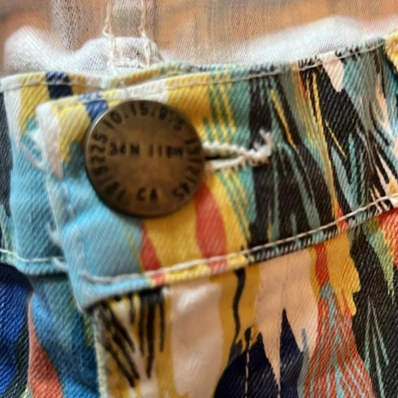 Current/Elliott The Stiletto Skinny Legging Jeans Multi Arrow Print Size 29 - Picture 7 of 10